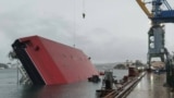 Плавкран, що перекинувся в Севастополі, 27 жовтня 2025 року