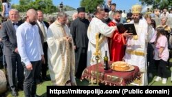 Sabor SPC na Duklji, kojem je prisustvovao ambasador Srbije u Crnoj Gori Nebojša Rodić (skroz lijevo)