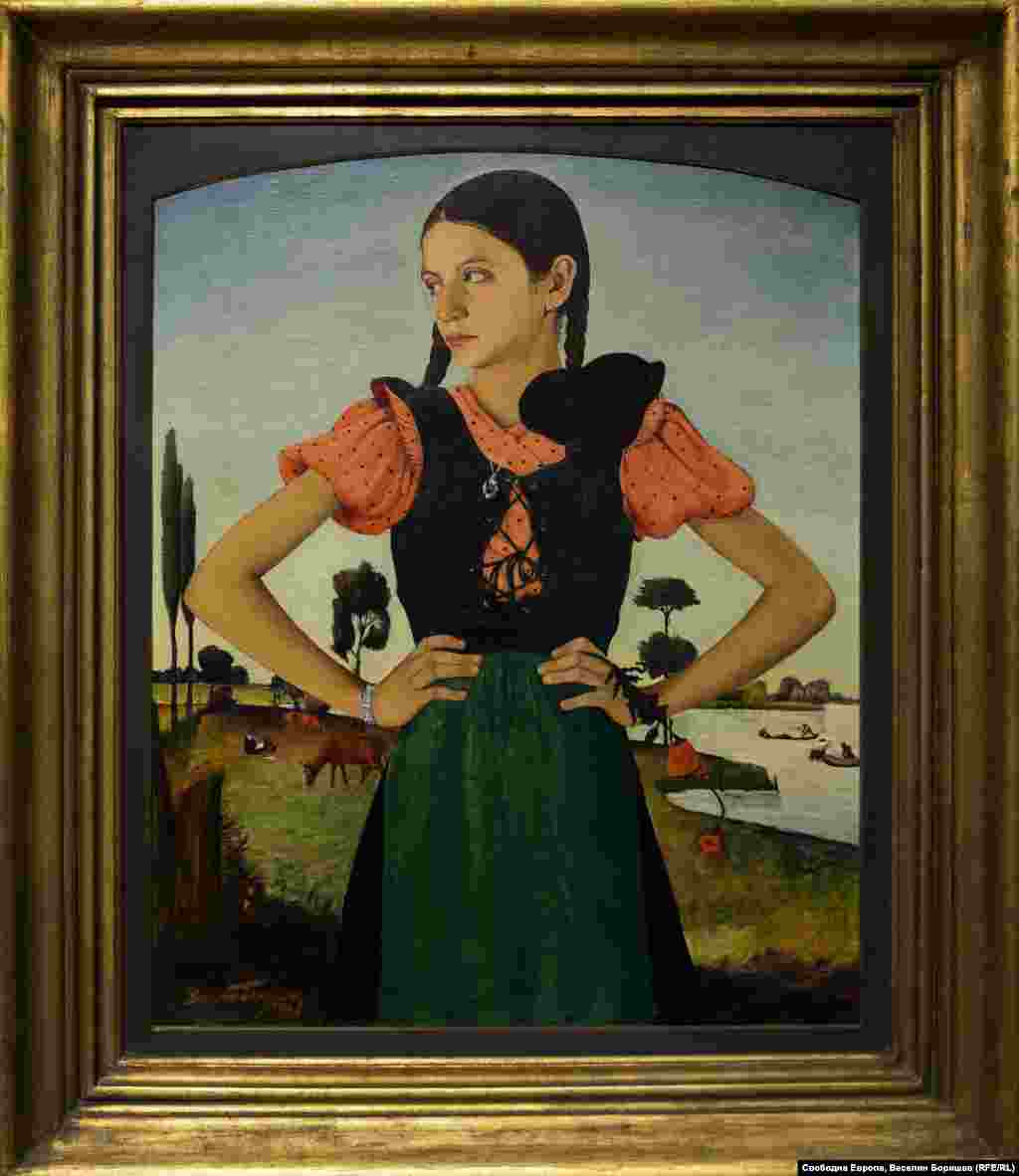 Златю Бояджиев, "Зафирка", 1940 г. Една от най-емблематичните творби на автора от този период. Две години по-рано жените над 21 години получават право да гласуват, но не и да бъдат избирани.