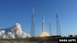 The launch of the TESS satellite in April