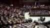 Седница на италијанскиот парламент (илустрација)