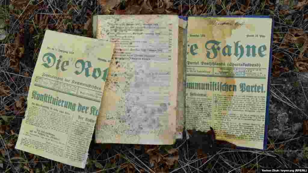 На стежині попадається розтріпана книга з біографією Карла Лібкнехта. Для сучасних школярів і студентів ці ім'я і прізвище просто назва вулиці на Корабельній стороні, а не німецький політик, засновник компартії Німеччини і теоретик марксизму