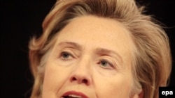 U.S. Secretary of State Hillary Clinton: "Human rights in a broad context."