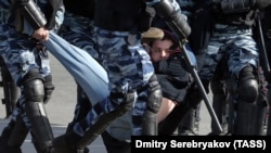 Задержания на антикоррупционной акции 26 марта в Москве