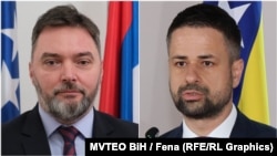 Staša Košarac (lijevo) i Srđan Amidžić