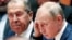 Владимир Путин и Сергей Лавров в Берлине на конференции по мирному урегулированию в Ливии. 19 января 2020 года