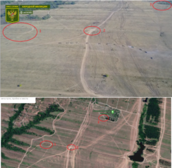 Близько двох кілометрів на південь від селища шахти Новопавлівської