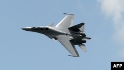 Avion de luptă rusesc Suhoi SU-30. Fotografie de arhivă.