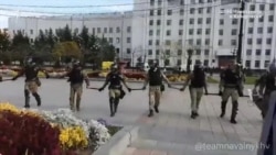 Жесткий разгон акции протеста в Хабаровске Жесткий разгон акции протеста в Хабаровске