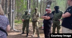 Провокаторы на акции памяти в Сандармохе