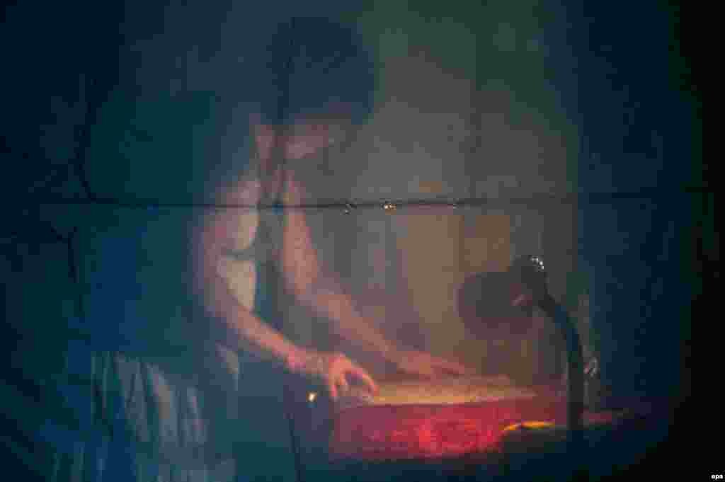 Интихобот дар шаҳри Добропилля  дар вилояти Донетск.