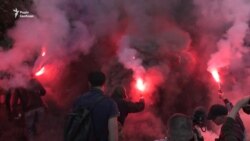 Що відбувалося біля телеканалу NewsOne у відео Що відбувалося біля телеканалу NewsOne у відео