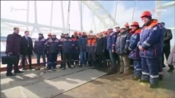 Володимир Путін на Керченському мосту (відео) Володимир Путін на Керченському мосту (відео)