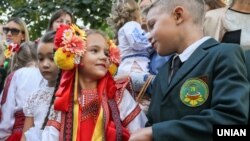 Святкування Дня знань в одній із шкіл Києва
