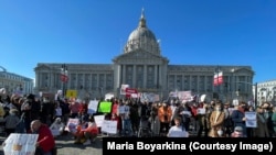 Акции протеста российской диаспоры в Сан-Франциско