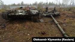 Разбитая российская техника под Киевом