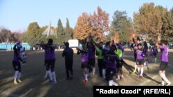 Дастаи “Равшан”-и Кӯлоб баъди пирӯзӣ бар “Энергетик”-и Душанбе