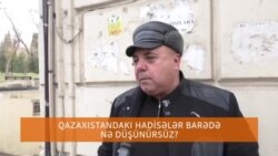 Qazaxıstandakı hadisələr haqda nə düşünürsüz? - Bakıda sorğu Qazaxıstandakı hadisələr haqda nə düşünürsüz? - Bakıda sorğu