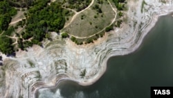Симферопольское водохранилище, июнь 2020 год
