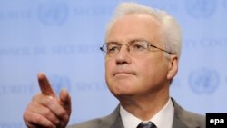 Vitaly Churkin, Russia's ambassador to the UN