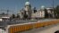 Serbia, Belgrade -- The square in front of the National Assembly in Belgrade, where for more than four months, government supporters have been blocking one of the busiest intersections in Serbia's capital.