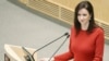 Премиерката на Литванија, Инга Ругиниен, 26 август 2025 година.