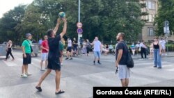 Blokada kod Poljoprivrednog fakulteta u Zemunu, 30. jun 2025.