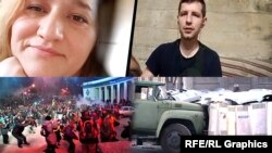 Фотоколлаж: Галина и Андрей Коломиец, протесты в Киеве во время Евромайдана
