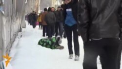 Талбандагӣ дар кӯчаҳои Душанбе Талбандагӣ дар кӯчаҳои Душанбе