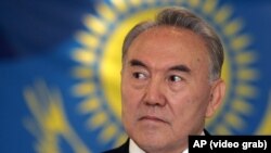 Kazakh President Nursultan Nazarbaev announced his abrupt resignation in a televised address on March 19.