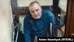 Крымскотатарский активист Эдем Бекиров на суде в Симферополе, архивное фото
