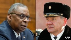 د روسیې او امريکا دفاع وزیران - پخوانی انځور.