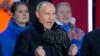 Russian President Vladimir Putin celebrates his predicted reelection in Moscow on March 18.