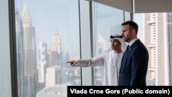 Premijer Crne Gore Milojko Spajić i Thani Al Zejudi, državni ministar za spoljnu trovinu UAE, 30. mart 2025.