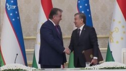 Маросими имзои созишномаҳои Тоҷикистону Узбекистон Маросими имзои созишномаҳои Тоҷикистону Узбекистон
