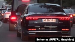 Автівка виїжджає на Столичне шосе і їде в бік елітного селища Конча-Заспа