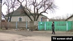 Двір, де стався вибух. Окуповане Олександрівське, Донецька обл.