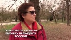 Опрос крымчан: «Ответственные люди на выборы не ходят» (видео) Опрос крымчан: «Ответственные люди на выборы не ходят» (видео)