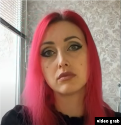 Мария Костюк, дочь политзаключенной Оксаны Сенеджук (скриншот из видео)