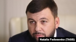 Глава так называемой Донецкой народной республики Денис Пушилин