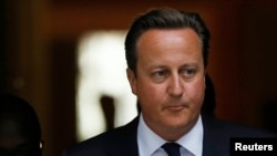 British Prime Minister David Cameron