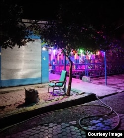 A scene photographed in the early hours of the morning as a former Radio Azadi journalist fled Afghanistan.