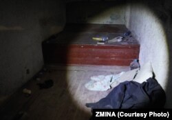 Камера в СИЗО Херсона, куда помещали незаконно задержанных украинцев