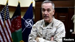 The U.S. commander of the international forces in Afghanistan General Joseph Dunford