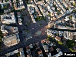 Neke od najmasovnijih protesta u Srbiji organizovali su studenti u blokadi, Beograd, 28. jun 2025.