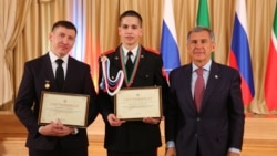 Тимур Ижотов с президентом Татарстана Рустамом Миннихановым, Казань, 2016 год 