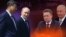 Коллаж: Си Цзиньпин, Владимир Путин, Алексей Миллер и Игорь Сечин