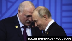 Владимир Путин и Александр Лукашенко