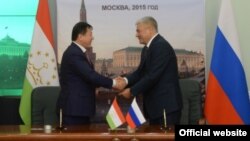 Рамазон Раҳимзода бо Владимир Колоколтсев дар Маскав