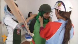 Afghan Women Fight For Place On Cricket Pitch